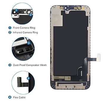 Amazon.co.jp: iPhone 12用 ミニスクリーン 交換用キット 5.4